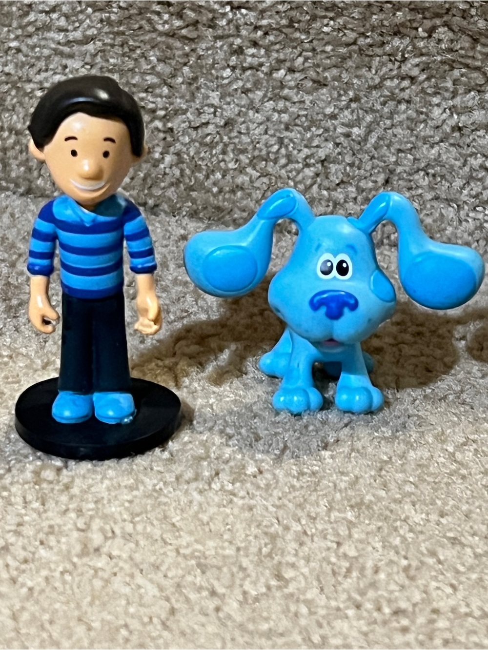 Blues Clues Blue the Dog and Josh 3” Figure set of 2 pvc